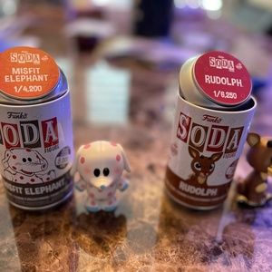 Rudolph Funko Soda Set